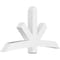 Ekena Millwork Alberta Architectural Grade PVC Gable Bracket, 72"W x 39"H x 6"D x 6"F, 13/12 Pitch GBP072X39X0606ALB00 - alternate 1